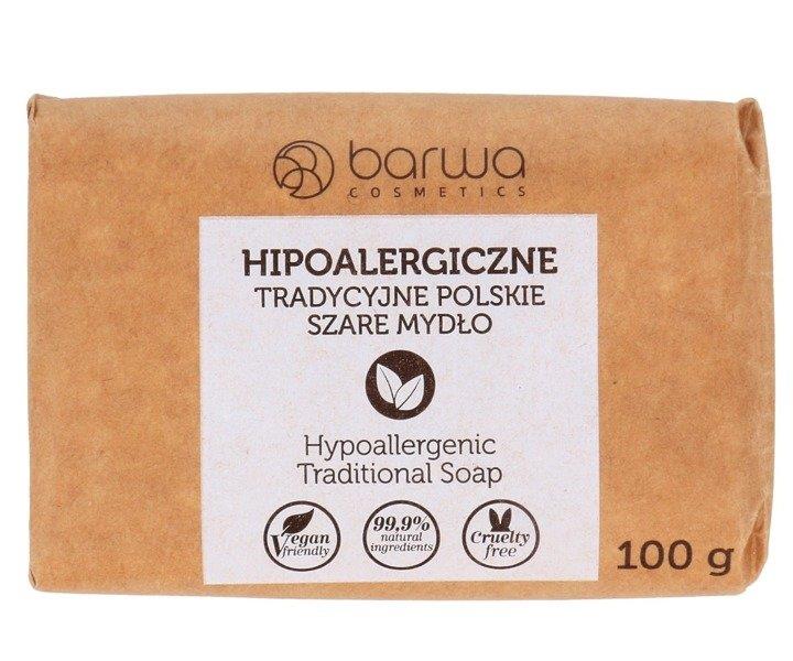 Barwa Hypoallergenic Plant-Based Traditional Gray Soap for Sensitive Skin