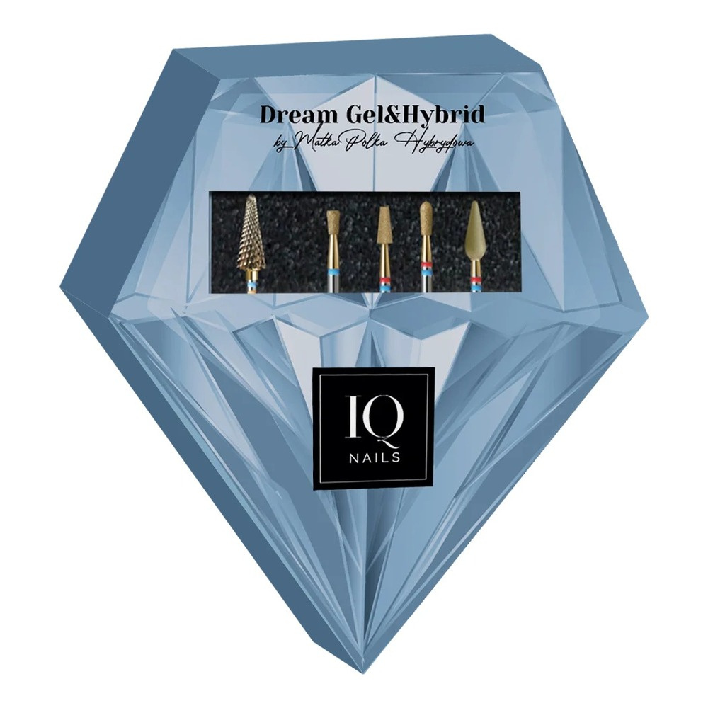 IQ Nails Dream Gel i Hybrid Manicure Set All in One 6szt