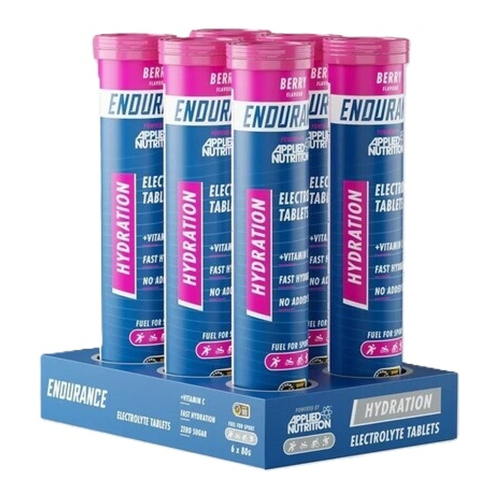 Applied Nutrition Endurance Hydration Elektrolity w tabletkach musujących, Owoce leśne 6 x 20 tabs