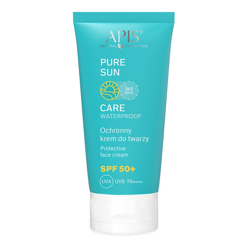 Apis Pure Sun Wodoodporny Krem Ochronny do Twarzy SPF 50 UVA UVB dla każdego Rodzaju Skóry 50ml
