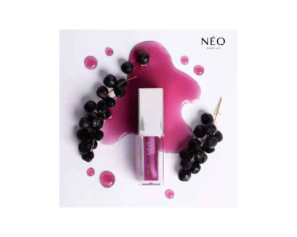 Neo Makeup Intense Serum Love My Moisturizing Nourishing Lip Oil No. 06 Blackcurrant 5ml