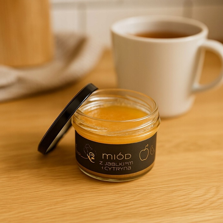 Bona Honey with Apple and Lemon Multi-Flower Natural Delicious Flavor 245g