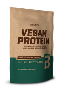 BioTechUSA Vegan Protein Orzech Laskowy Roślinne Białko w Proszku dla Wegan i Sportowców 500g