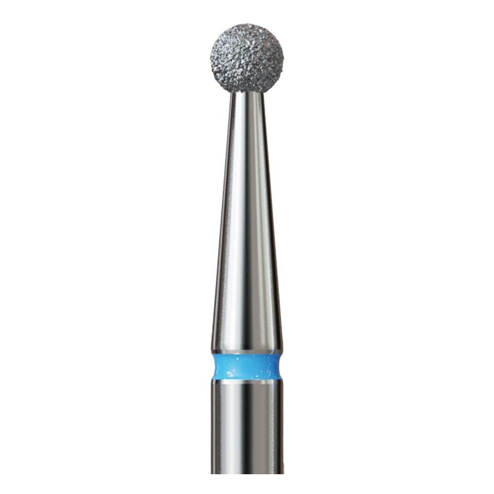IQ Nails Diamentowy Frez do Paznokci w Kształcie Kuli Średnio Drobny 2,1mm Usuwanie Skórek 001.524.021 1 Sztuka