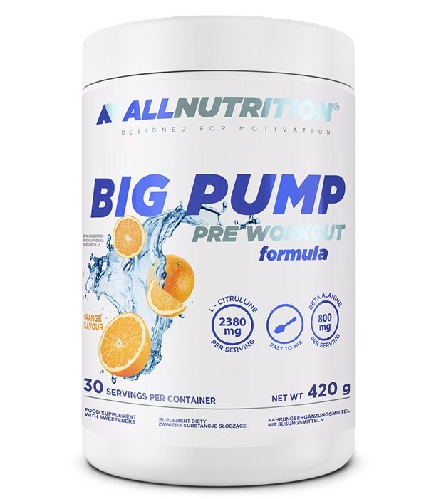 Allnutrition Big Pump Formuła Przedtreningowa Orange 420g