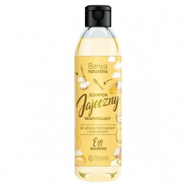 Barwa Natural Egg Protein Shampoo for Color-Damaged Hair 300ml