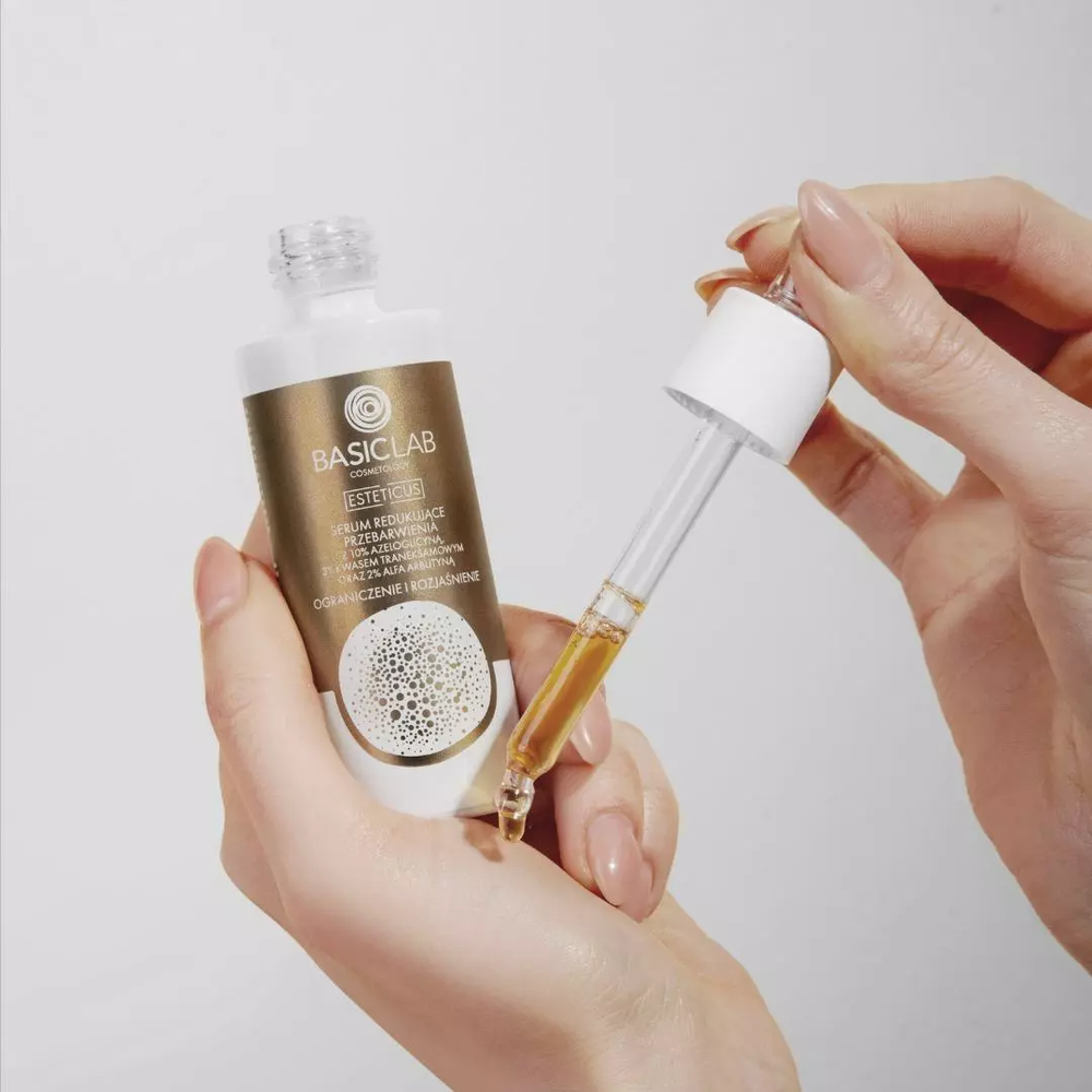 BasicLab Advanced Discoloration Reducing Serum - Brightening Solution for Day & Night 30ml