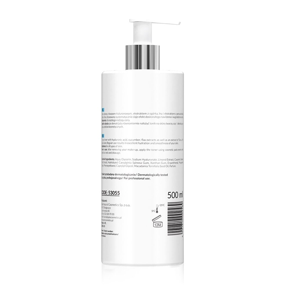 Apis Professional Smoothing Hydrogel Tonic with Hyaluronic Acid 500ml