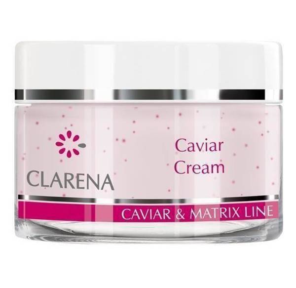 Clarena Caviar & Matrix Line Krem Liftingujący z Perłowym Blaskiem dla Cery Dojrzałej 50 ml