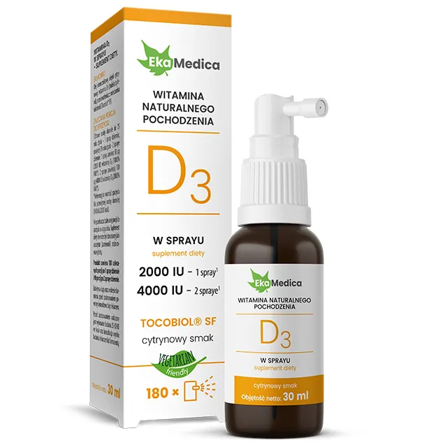 EkaMedica Vitamin D3 Spray for Body Health 30ml