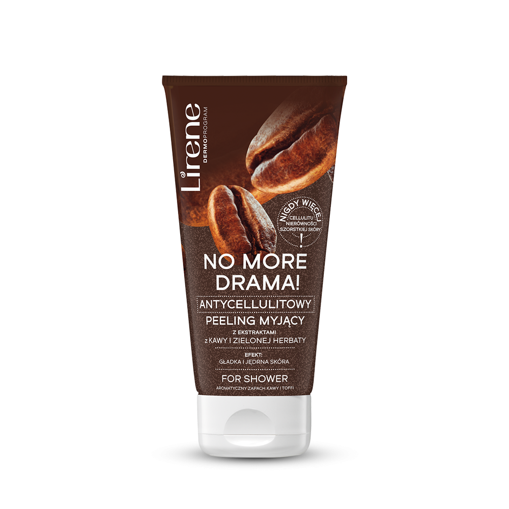 Lirene No More Drama! Anti-Cellulite Sugar Peeling with Coffee and Green Tea Extracts 175g