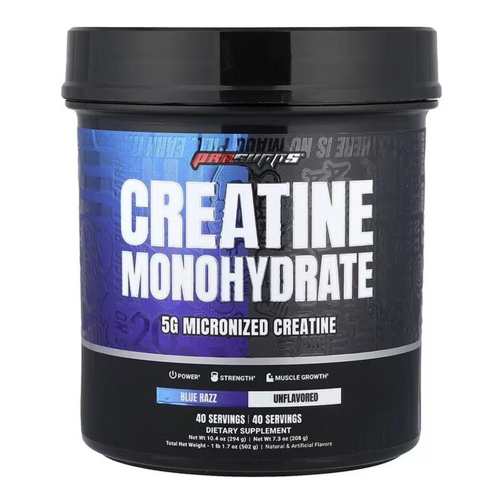 ProSupps Creatine Monohydrate Dual Tube Proszek Blue Razz i Bez Smaku 502g