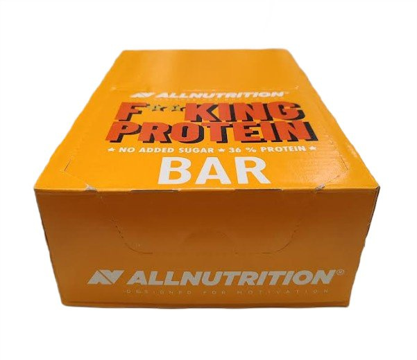 Allnutrition Fitking Delicious Protein Bar Caramel Peanut a High Protein Snack 15x55g