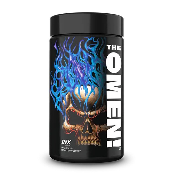 JNX Sports The Omen! Non-Stimulant Spalacz Tłuszczu Bez Kofeiny Na Kontrolę Wagi 100 Kapsułek Wegańskich