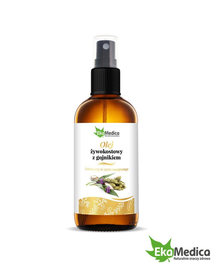 EkaMedica Herbal Comfrey Oil with Gentian Protecting Skin Soothing Properties 100ml