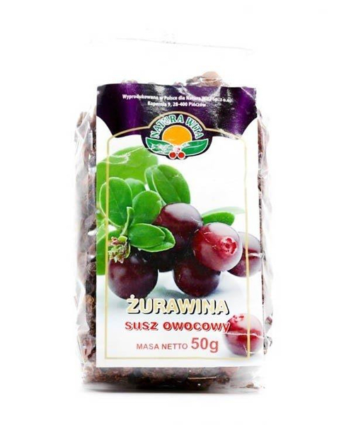 Natura Wita Natural Dried Cranberry Fruit Whole Fruit Pieces 50g