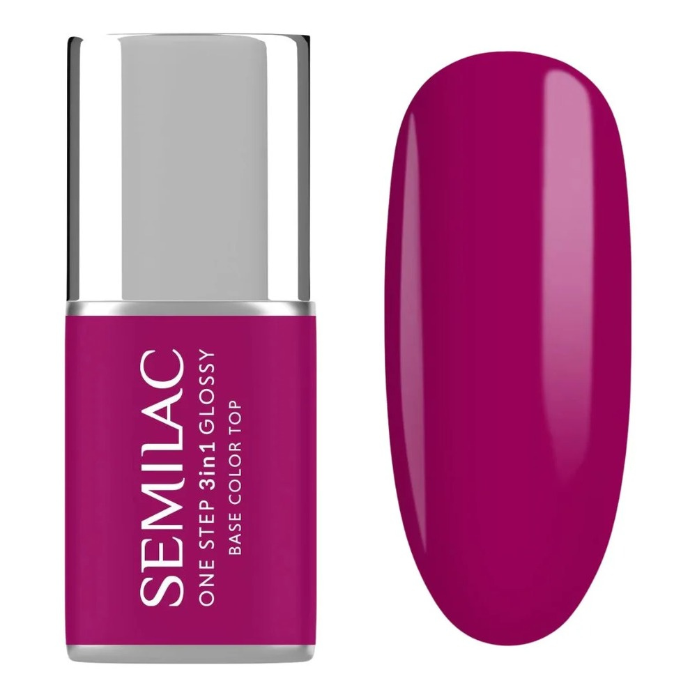 Semilac One Step 3in1 Hybrid Gel Polish S595 Bright Purple 7ml