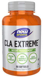 NOW Foods CLA Extreme Na Metabolizm Tłuszczów i Produkcję Energii 90 Kapsułek