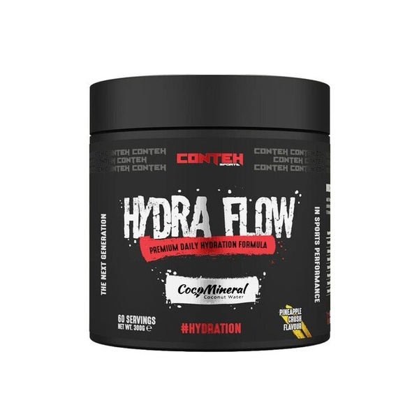 Conteh Sports Hydra Flow Elektrolity w Proszku na Nawodnienie Ananasowy 300g