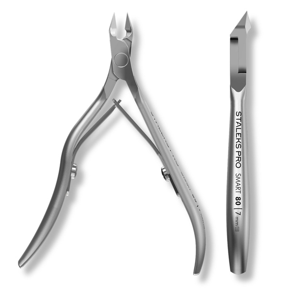 Staleks Pro Smart 80 Cuticle Nippers Ergonomic Stainless Steel Manicure Tool NS-80-7 7mm