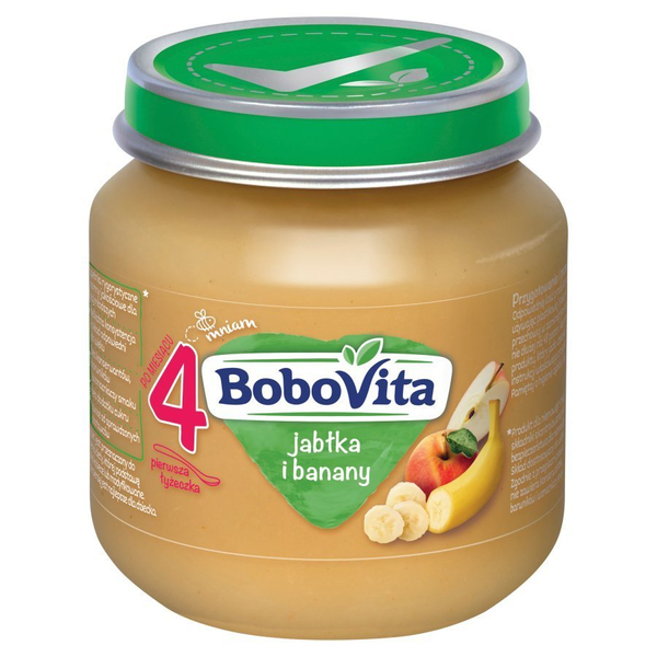 BoboVita Deser Jabłka i Banany po 4 Miesiącu 125g