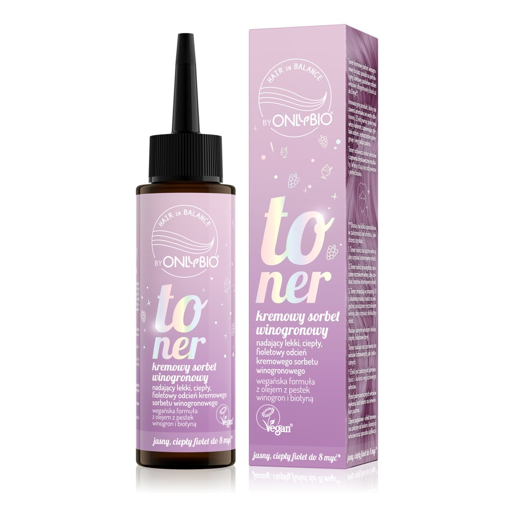 OnlyBio Hair in Balance Creamy Toner Grape Sorbet 100ml