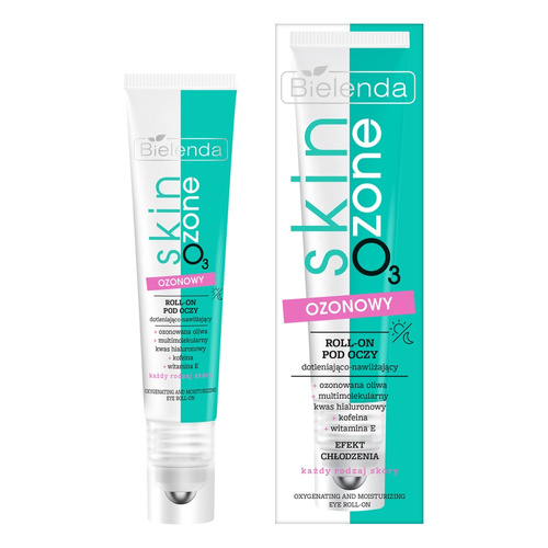 Bielenda Skin O3 Zone Ozone Dotleniająco-Nawilżający Ozonowy Roll-On pod Oczy dla każdego Rodzaju Skóry 15ml
