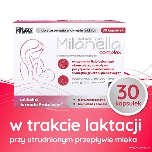 Milanella Complex for Use During Lactation 30 Capsules