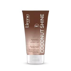 Lirene Perfect Tan Illuminating Golden Face and Body Cream Coconut Shine 150ml