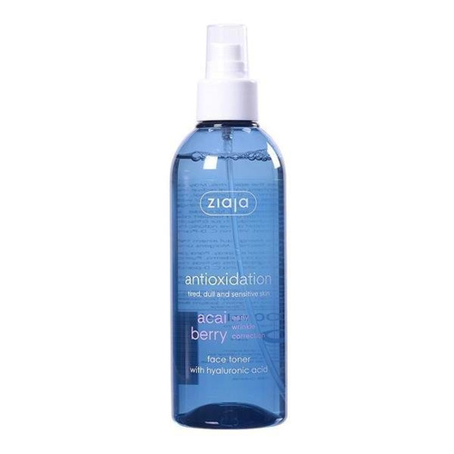Ziaja Acai Berries Antioxidation Toner with Hyaluronic Acid for Sensitive and Dull Skin Vegan 200ml