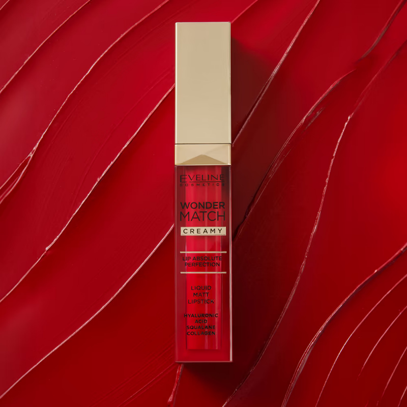 Eveline Wonder Match Matte Liquid Lipstick No. 06 Classic Red 6.8ml