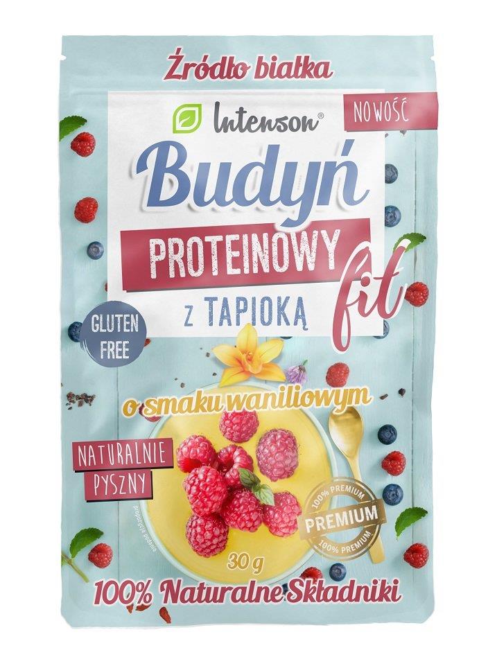 Intenson Budyń Proteinowy Fit z Tapioką o Smaku Waniliowym 30g