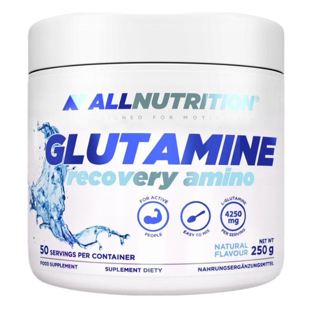 Allnutrition Glutamine Recovery Amino L-glutamina z tauryną Naturalny 250g