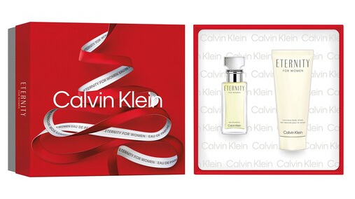 Calvin Klein Eternity Gift Set 30ml EDP + 100ml Body Lotion Christmas Edition Set for Women 1 Piece