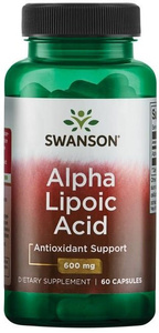 Swanson Alpha Lipoic Acid 600mg 60 Capsules
