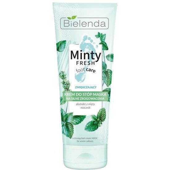 Bielenda Minty Fresh Foot Care Foot Cream Mask Softening 100ml