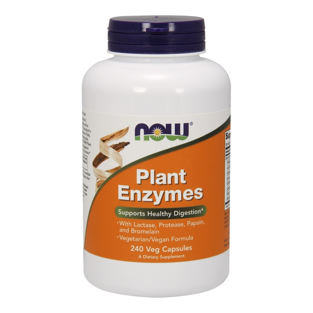 Now Foods Plant Enzymes Digestive Support 240 Capsules