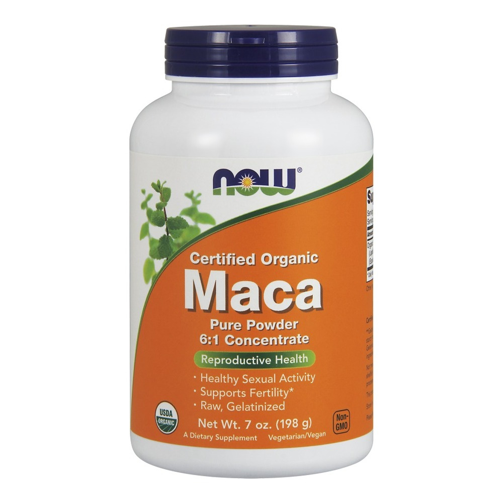 NOW Foods Maca 500 mg Powder Energy and Vitality Support 198g