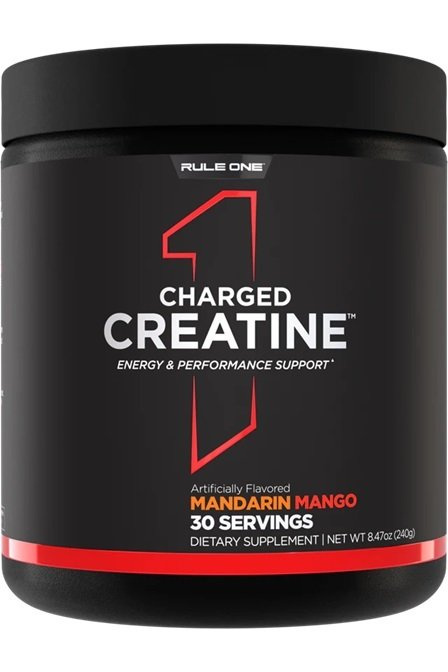 Rule One Charged Creatine, Mandarin Mango - 240g