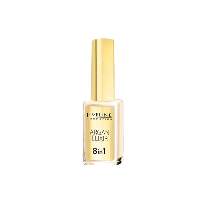 Eveline Nail Therapy Argan Elixir Luksusowy Olejek do Regeneracji Skórek i Paznokci 8w1 12ml