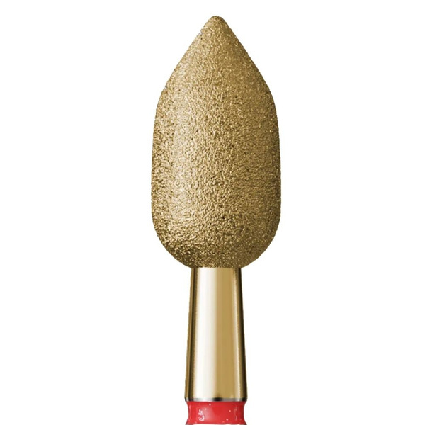 IQ Nails Diamond Nail Drill Bit Large Flame Shape Fine 4.5mm