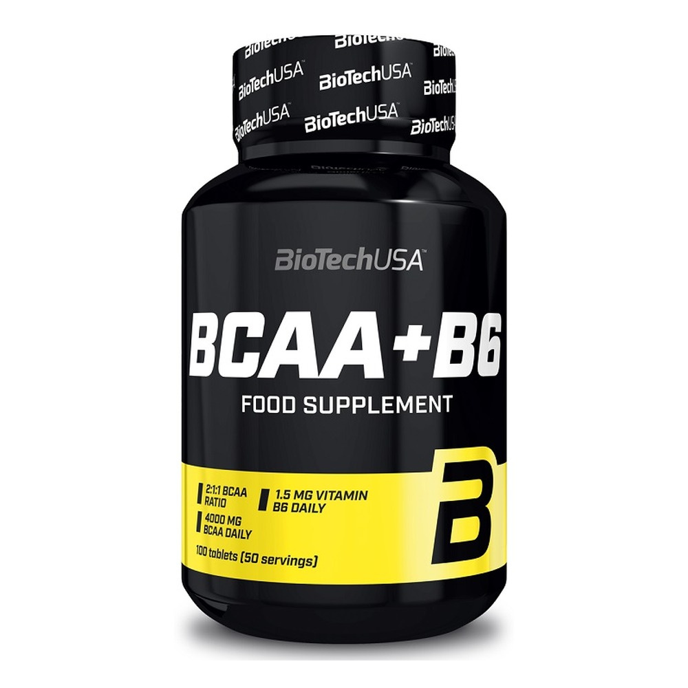 BioTechUSA BCAA + B6 Aminokwasy BCAA z witaminą B6 100 tabletek