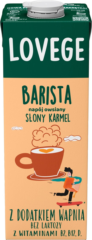 Sante Lovege Barista Drink Oat Salted Caramel 1l Best Before 26.02.26