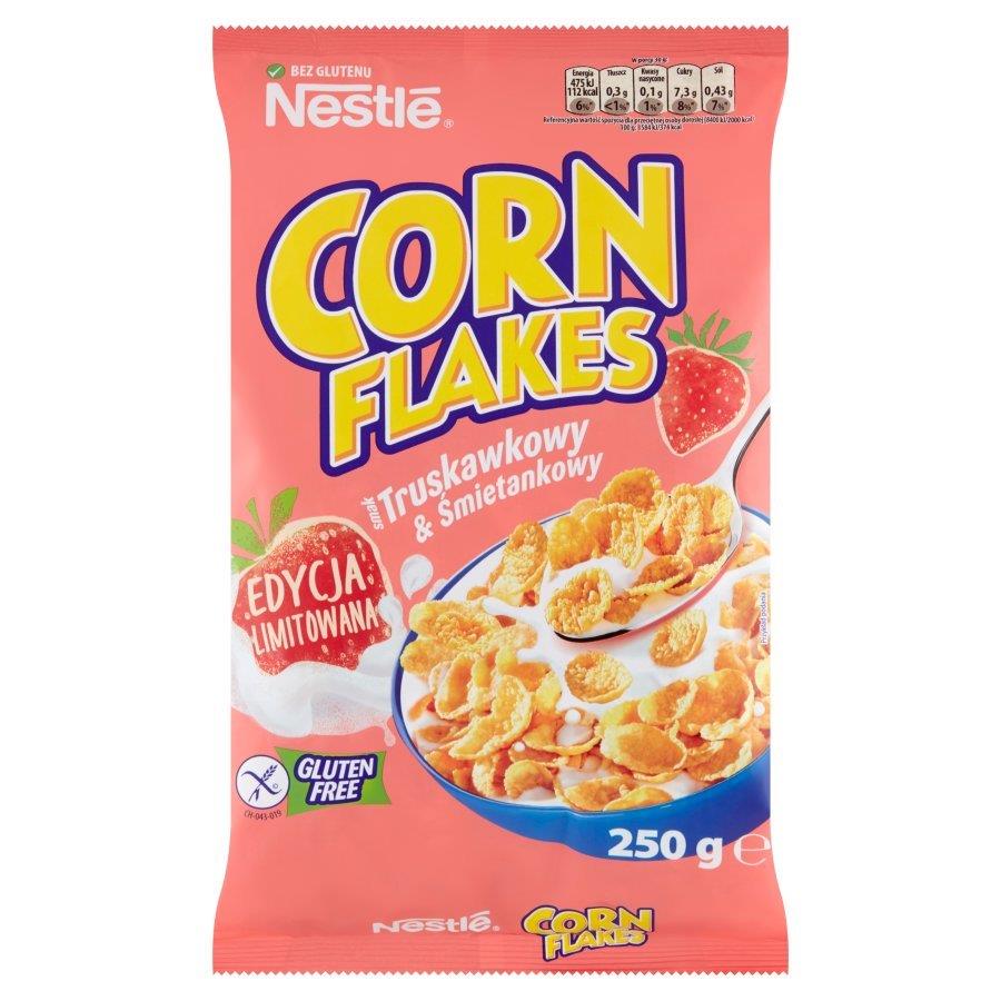 Nestlé Corn Flakes Cornflakes Flavor Strawberry and Cream 250g