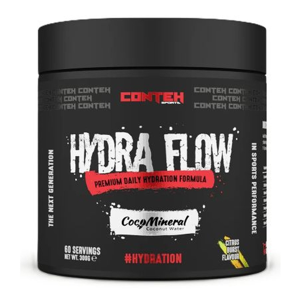 Conteh Sports Hydra Flow Electrolyte Hydration Powder, Citrus Burst 300g