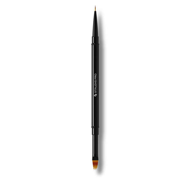 Staleks Pro Expert Double-Ended Liner Nail Art Brush 7 mm Liner And 11 mm Gradient Tip 1pc