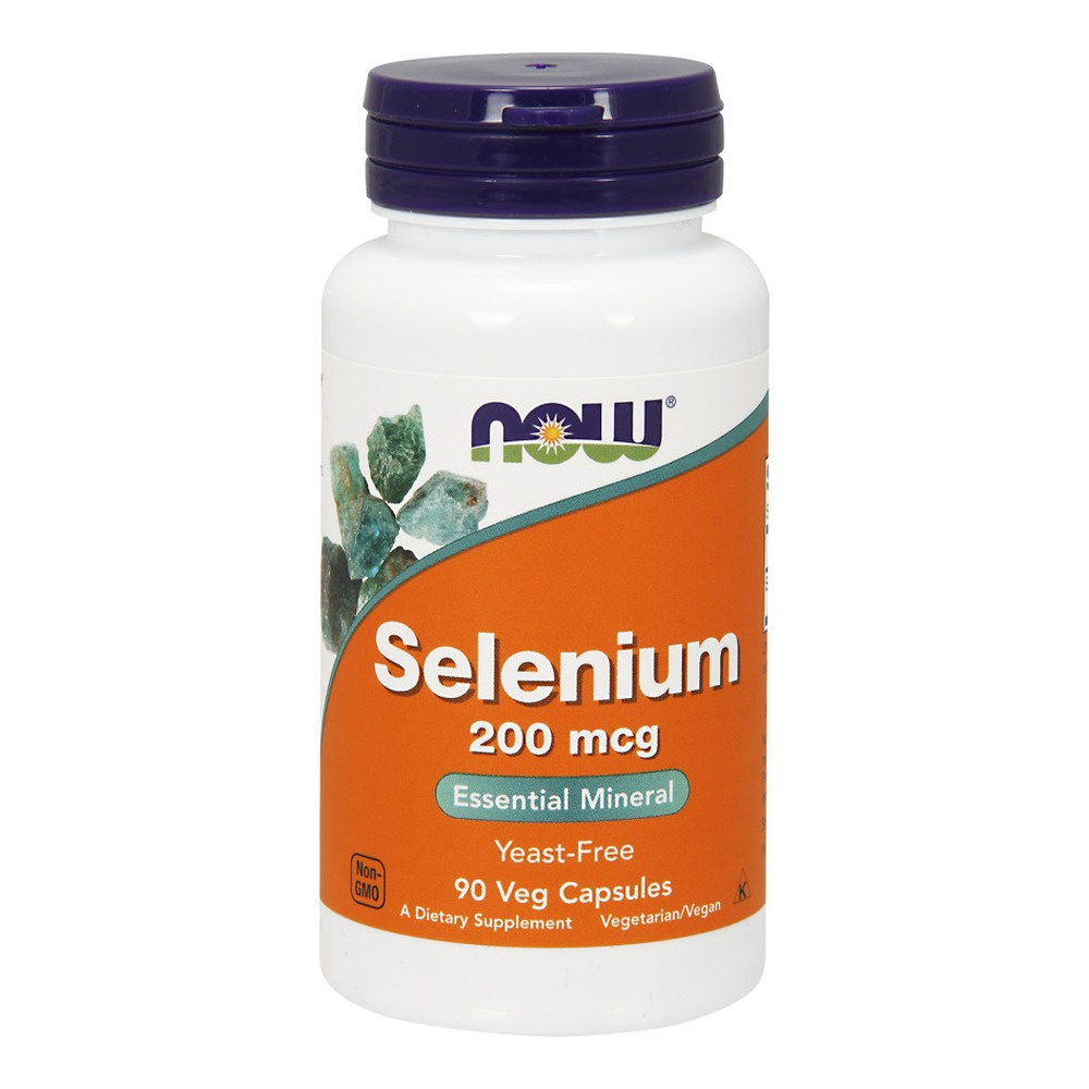 Now Foods Selenium 200mcg 90 Capsules