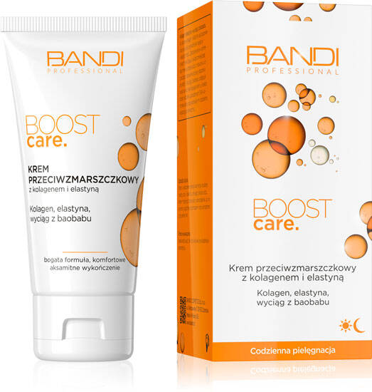 Bandi Boost Care Krem Przeciwzmarszczkowy Z Kolagenem i Elastyną 50ml