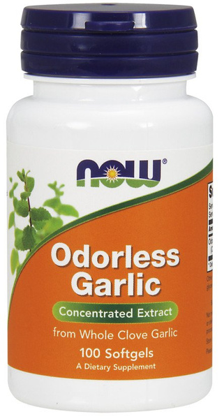 Now Foods Odorless Garlic 100 Softgels