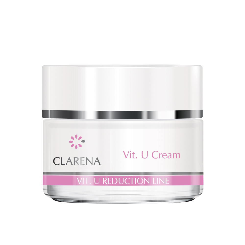 Clarena Vitamin U Cream - Best Anti-Redness Moisturizer for Sensitive Skin (50ml)
